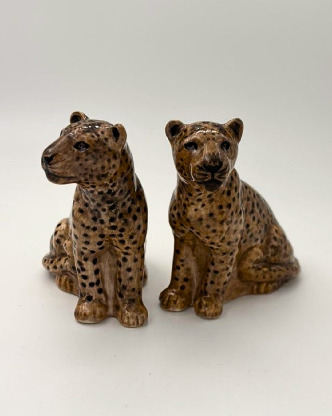 Quail Ceramics - Leopardi suola- ja pippurisirotinpari